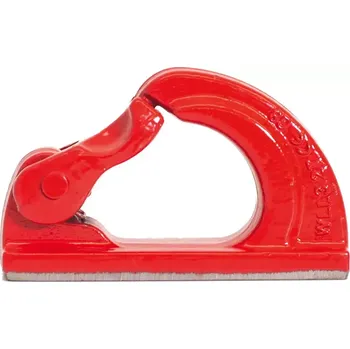 Upínací popruh Navařovací hák s pojistkou EN-1677 Delta2 000 Červená