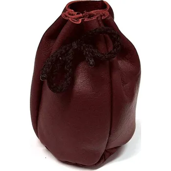 Vak na peníze Krol 9337 vínový kožený měšec