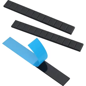 Sada na opravu pneumatiky Kraft-Dele Závaží lepená na hliníkové ráfky 12x5 g, 100 kusů KD5906