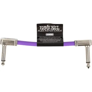 Příslušenství ke zvukové technice Ernie Ball Flex Purple 7,62 cm Lomený - Lomený Patch kabel