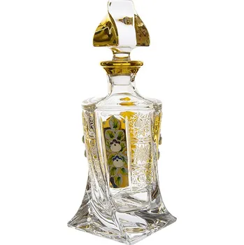 Bohemia Crystal Broušená karafa na whisky Bohemia Crystal Quadro 0,8l