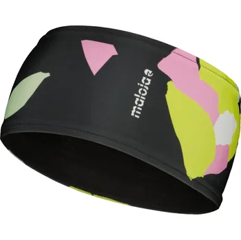 Zimní čelenka Maloja StrichkogelM. - deep black fieldflower uni