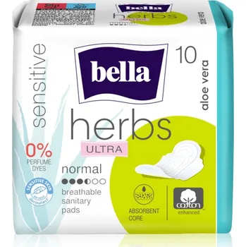 Drogerie BELLA Herbs Ultra Normal vložky Aloe Vera 10 ks