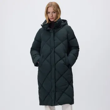 Reserved - Dlouhá bunda s kapucí - tmavě zelená - 713HD-79X - 713HD-79X-XL