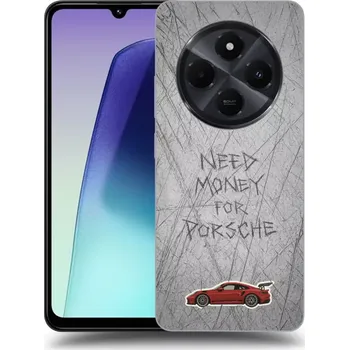 Pouzdro na mobilní telefon Picasee silikonový černý obal pro Xiaomi Redmi 14C - Garage Scratch