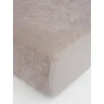 Prostěradlo mikroplyš Deluxe 180 x 200 cm - cappuccino