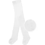 Baby Nellys Dětské bavlněné punčocháče se vzorem, bílé, vel. 80/86 Velikost: 92/98 (18-36m)