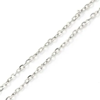 Řetízek CZ Řetízek Pancer 1,8mm Ag925 rhodium (1cm)