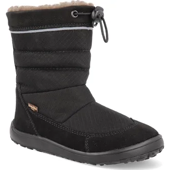 Dívčí zimní obuv Barefoot sněhule Froddo - UP Tex Snow wool Black černé Velikost: 29