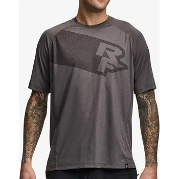 cyklistický dres Race Face Race Face Trigger pánský dres krátký rukáv, černá velikost L