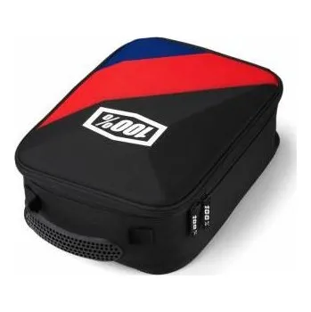 Motocyklové brýle Kufr na motokrosové brýle Cornestone, 100% (černá/červená/modrá)