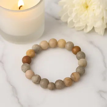 Náramek Náramek achát 8mm -23-8