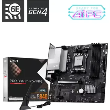 Základní deska MSI PRO B840M-P WIFI6E/AM5/mATX