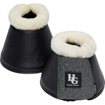 Koňské kamaše Horseguard Zvony Leela Glitter HorseGuard, s beránkem, pár, grey XL