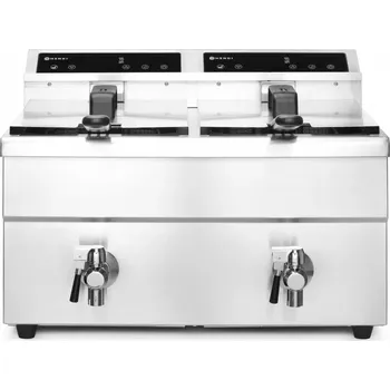 fritéza Dvoukomorová indukční fritéza Kitchen Line 2x8 l