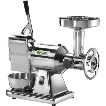 Kuchyňský mlýnek Mlýnek na maso s elektrickým struhadlem na sýr, 250 kg/h + 40 kg/h, 1.1 kW, 230 V