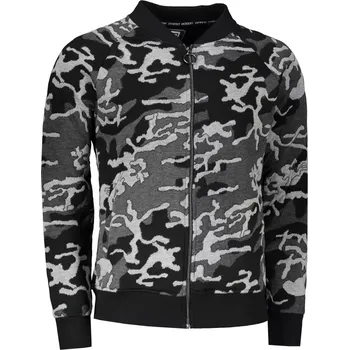 Pánská mikina Pánská mikina OMBRE AB1028 GREY/CAMO S