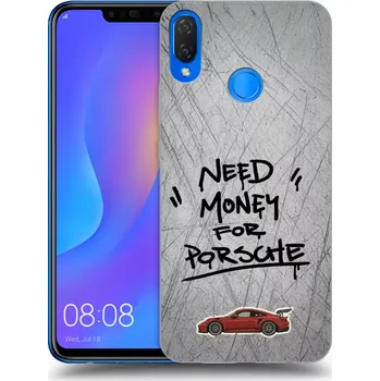 Pouzdro na mobilní telefon Picasee silikonový černý obal pro Huawei Nova 3i - Grey Drift