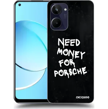 Pouzdro na mobilní telefon Picasee silikonový černý obal pro Realme 10 4G - Black Dollar