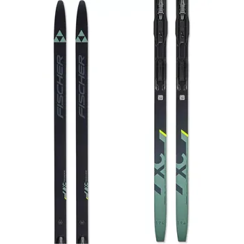 Běžky Běžky Fischer TWIN SKIN SPORT EF + TOUR STEP 2025/26 194 černá/zelená