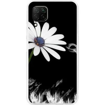 Pouzdro na mobilní telefon Gelový kryt mmCase na mobil Huawei P40 Lite - bílá květina