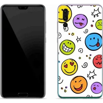 Pouzdro na mobilní telefon Gelový kryt mmCase na mobil Huawei P20 Pro - smajlíci
