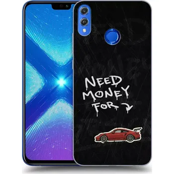 Pouzdro na mobilní telefon Picasee silikonový průhledný obal pro Honor 8X - Track Mode