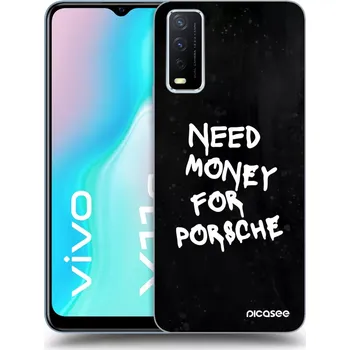 Pouzdro na mobilní telefon Picasee silikonový průhledný obal pro Vivo Y11s - Black Dollar