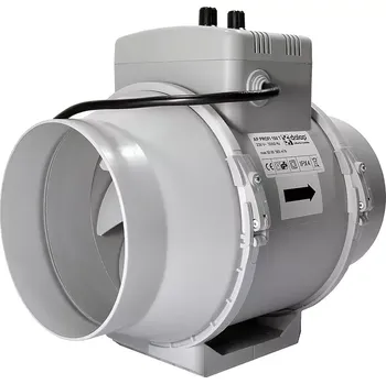 Domácí ventilátor 8224 Výkonný potrubní ventilátor 97mm DALAP AP PROFI 315 T