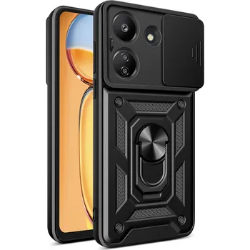 Pouzdro na mobilní telefon Kryt Xiaomi Redmi 13C 4G / Poco C65 Techsuit CamShield Pro černý