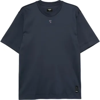 Pánské tričko FENDI FF Navy Blue tričko XS Tmavě modrá