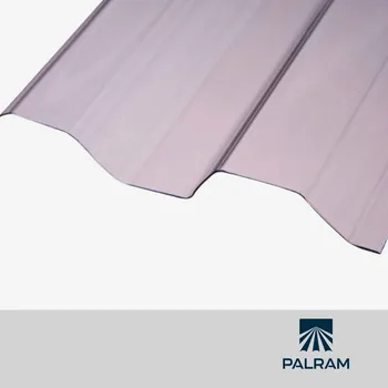 Průsvitná krytina Trapézový polykarbonát bronz Rozměr desky: 1040x3000mm