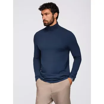 Pánské tričko Pánské triko OMBRE OM-LSCL-0130 NAVY BLUE L