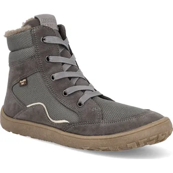 Dívčí zimní obuv Barefoot zimní boty Froddo - Wool Tex Grow Grey šedé Velikost: 37