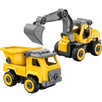 RC model ostatní Výhodný set RC sklápěče a bagru 1/26 pro děti IQ models - RC_322406