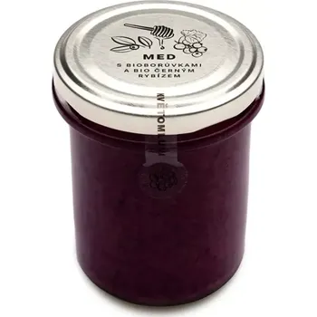 Květomluva pastovaný med s bio borůvkami a bio černým rybízem 250 g min.trv. 09/2025