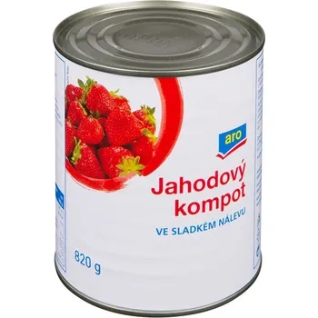 CZ distribuce aro Jahody kompot 850 ml