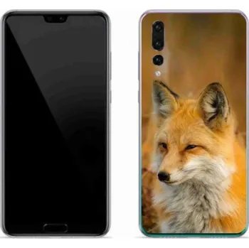 Pouzdro na mobilní telefon Gelový kryt mmCase na mobil Huawei P20 Pro - liška