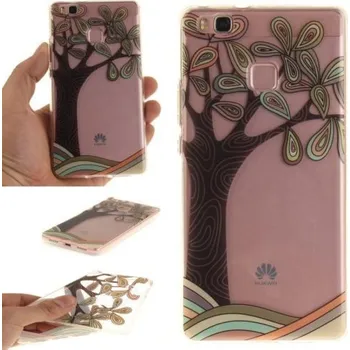 Pouzdro na mobilní telefon Clear gelový obal na Huawei P9 Lite - strom