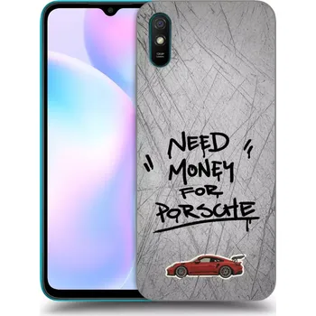 Pouzdro na mobilní telefon Picasee silikonový průhledný obal pro Xiaomi Redmi 9AT - Grey Drift