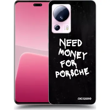 Pouzdro na mobilní telefon Picasee silikonový průhledný obal pro Xiaomi 13 Lite - Black Dollar
