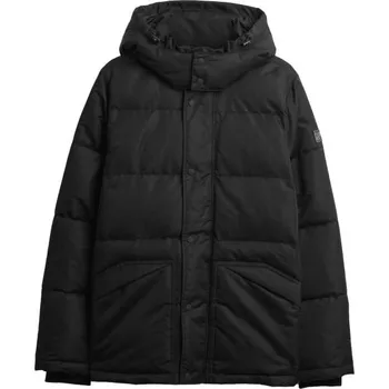 Pánská zimní bunda GAP V-FRCH HOODED HEAVYWEIGHT LOGO PUFFER M Černá