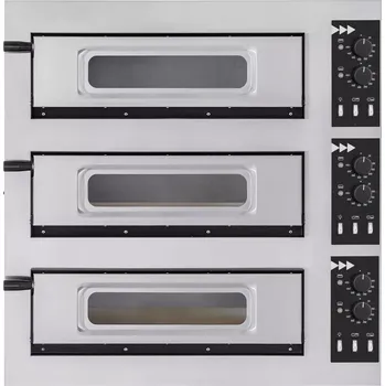 Pec na pizzu Základní tříkomorová pec na pizzu 3/50 GLASS AND LIGHT