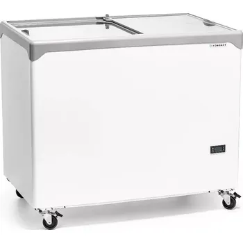 Mraznička Truhlicová mraznička s plochým skleněným oknem o objemu 290 litrů FORGAST FG08400