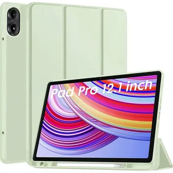 Pouzdro na mobilní telefon Pouzdro pro tablet Xiaomi Redmi Pad Pro / Redmi Pad Pro 5G / Poco Pad, Flex Trifold, matcha green