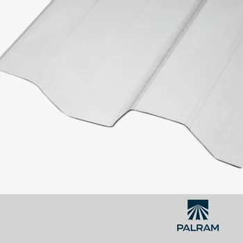 Průsvitná krytina Trapézový polykarbonát čirá Rozměr desky: 1040x5000mm