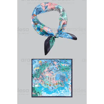 Šátek Aradesa Hedvábný šátek Carré-17