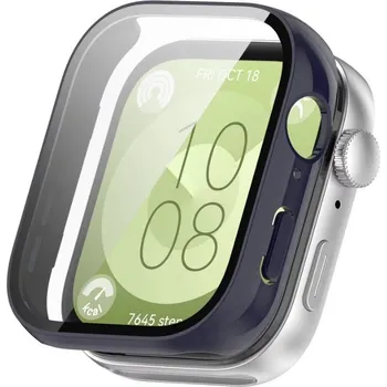 Příslušenství k chytrým hodinkám Ochranný kryt pro Huawei Watch Fit 4 - Tmavě modrý