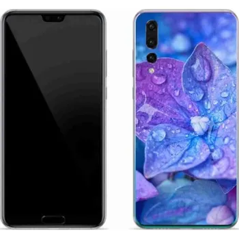 Pouzdro na mobilní telefon Gelové pouzdro mmCase na mobil Huawei P20 Pro - fialový květ