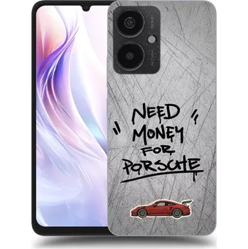 Pouzdro na mobilní telefon Picasee silikonový průhledný obal pro Xiaomi Redmi 13C 5G - Grey Drift